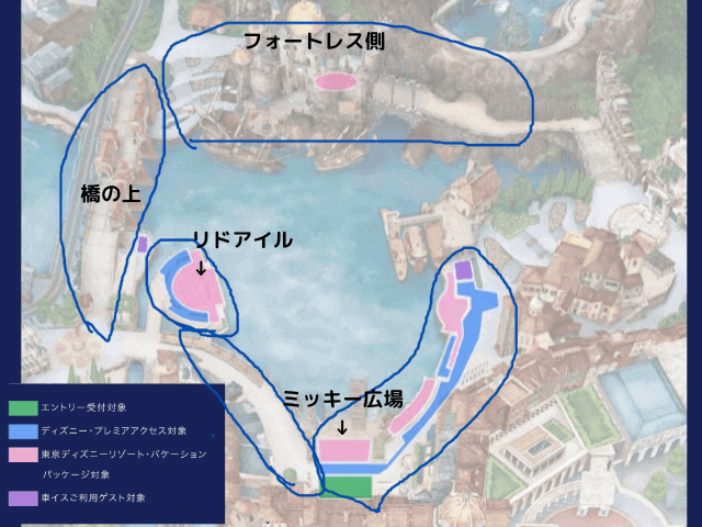 ビリーブの立ち見・座り見はどこ？鑑賞場所の見え方の違いも紹介！