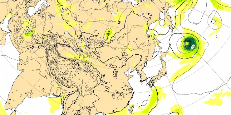 ヨーロッパ台風9号たまご